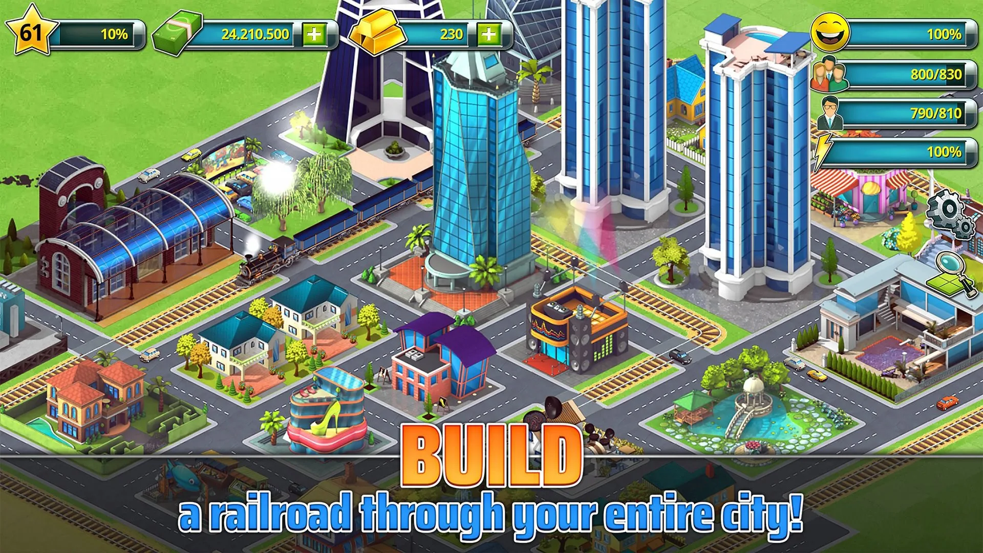 Town Building Games: Tropic City Construction Game screenshot 3