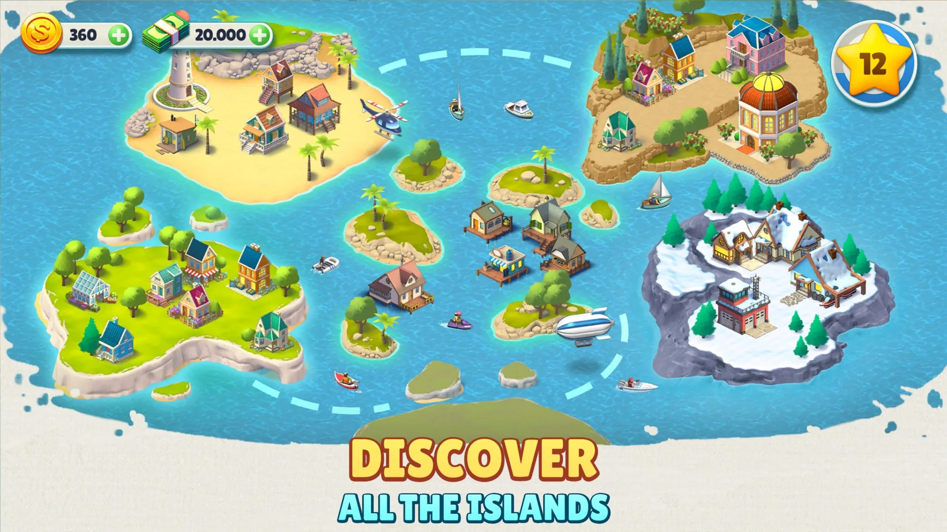 Cozy Town: Build Explore Game screenshot 2
