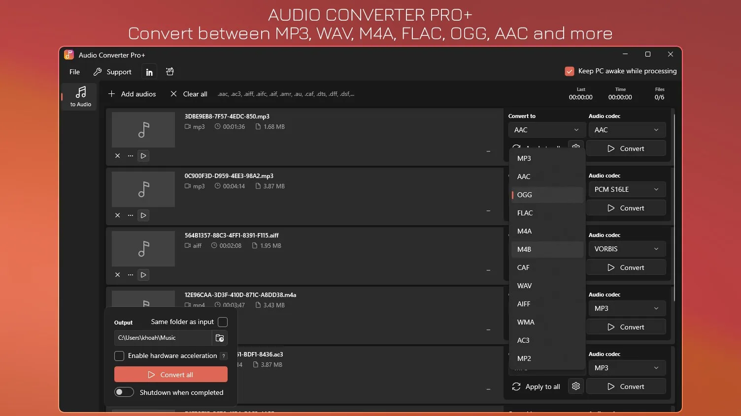 Audio Converter Pro+: All-in-One screenshot 4