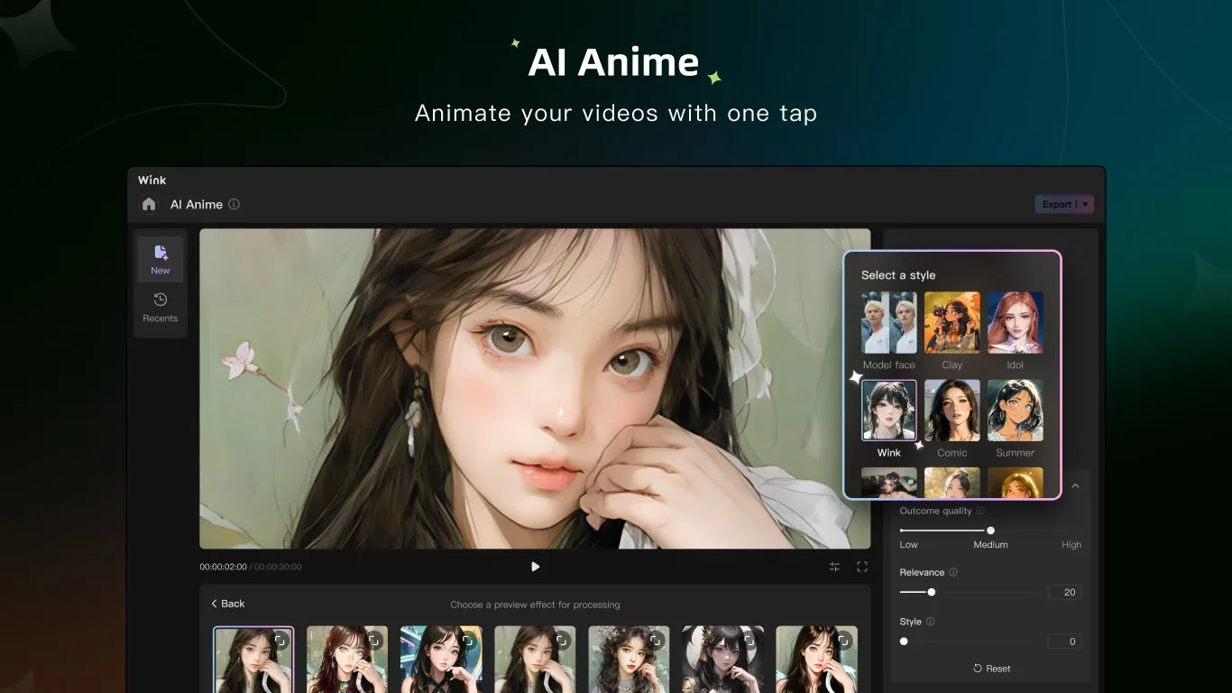 Wink screenshot 4