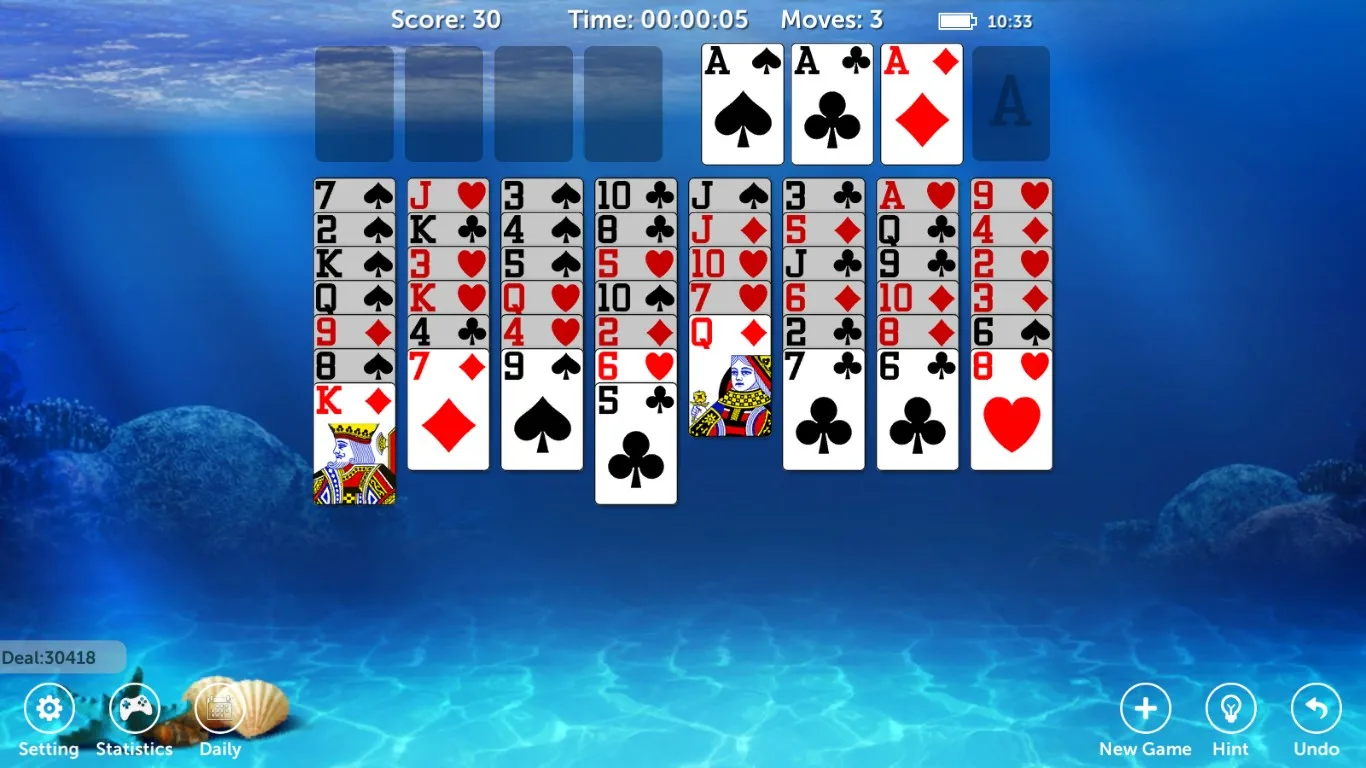 FreeCell Solitaire Pro!! screenshot 1