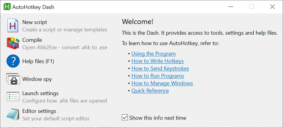 AutoHotkey v2 Store Edition screenshot 1