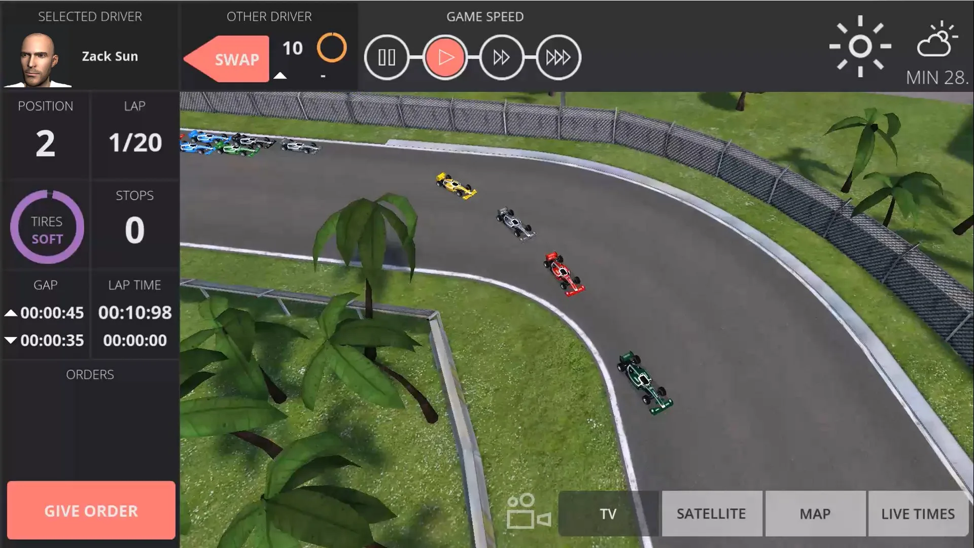 Team Order: Racing Manager screenshot 1