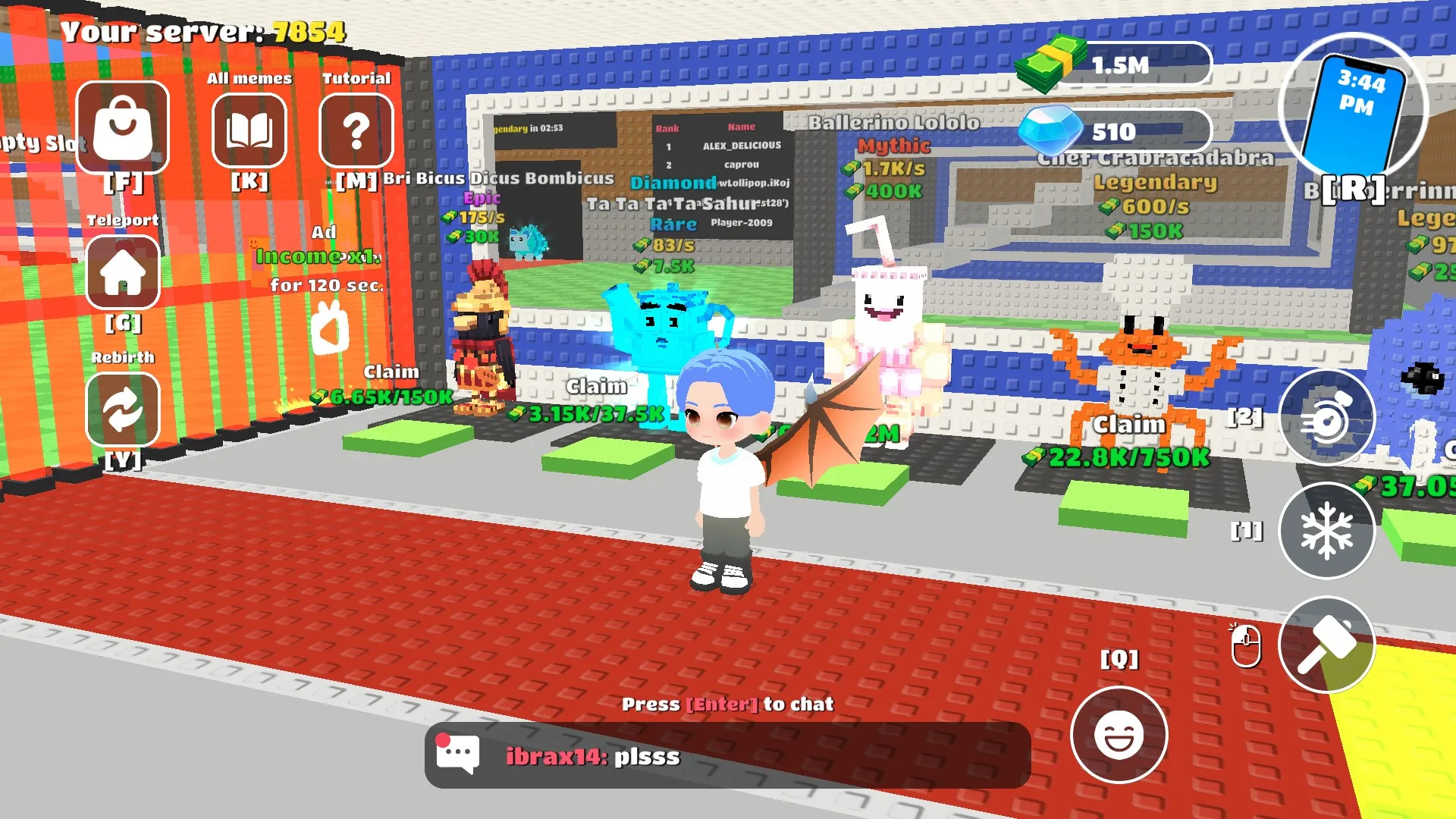 Steal Brainrot Online screenshot 1
