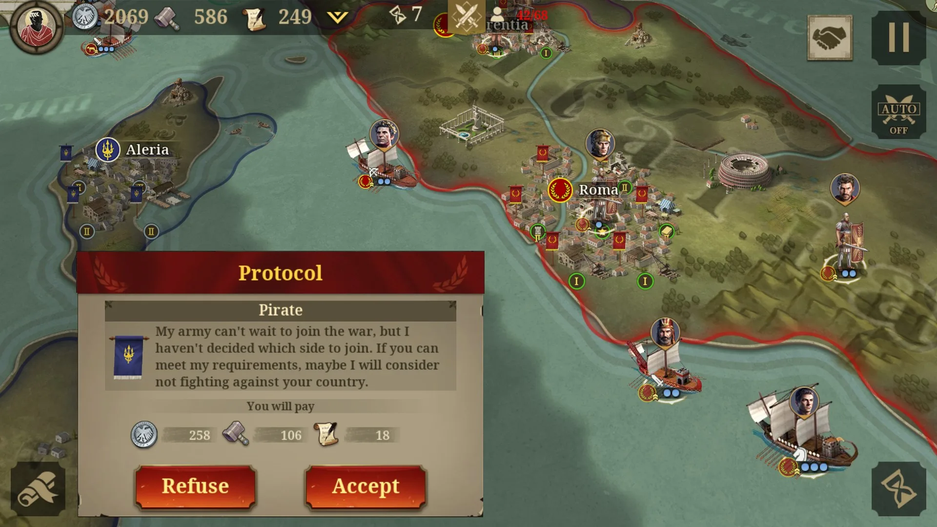 Great Conqueror : Rome screenshot 4