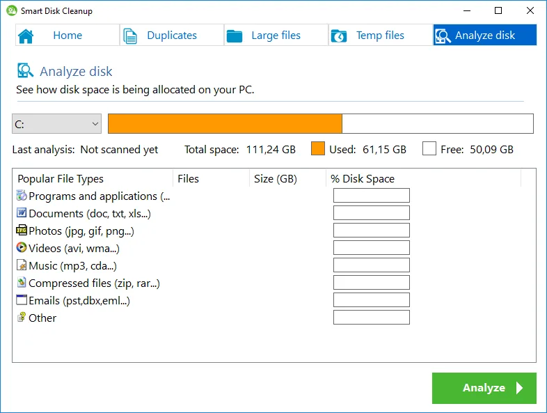 Smart Disk Cleanup screenshot 3