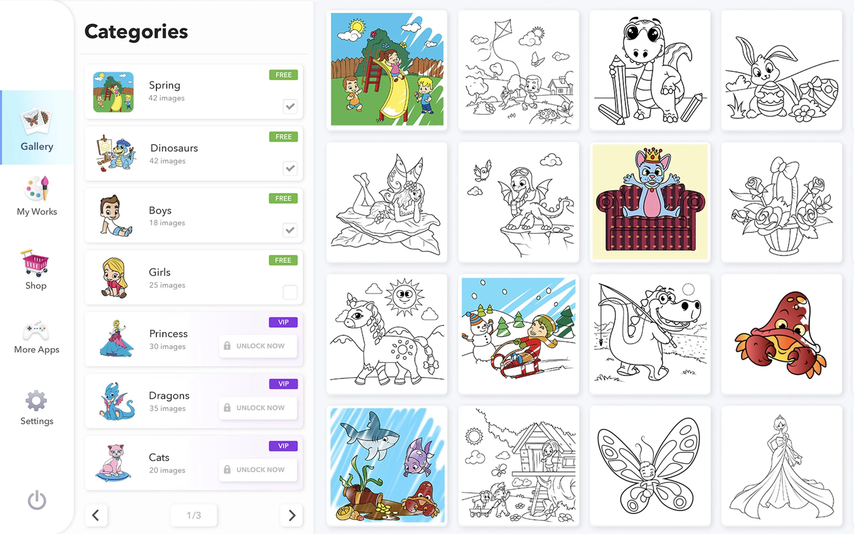 Epic Coloring Book for Kids screenshot 1