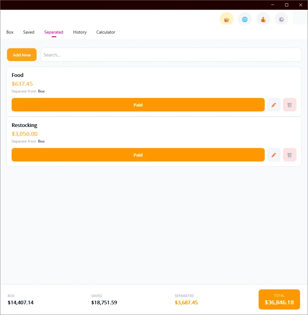 Money Counter - Simple Cash Management screenshot 2