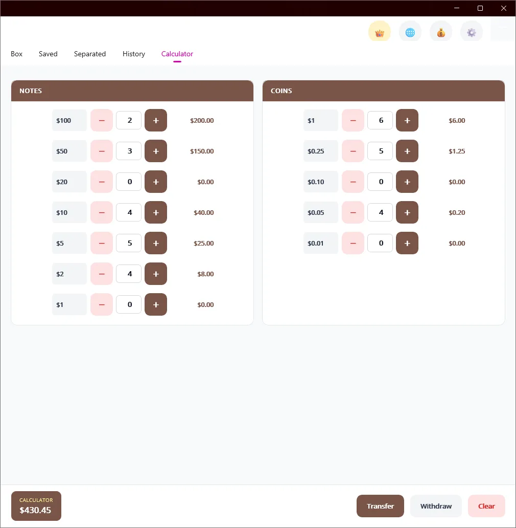 Money Counter - Simple Cash Management screenshot 4