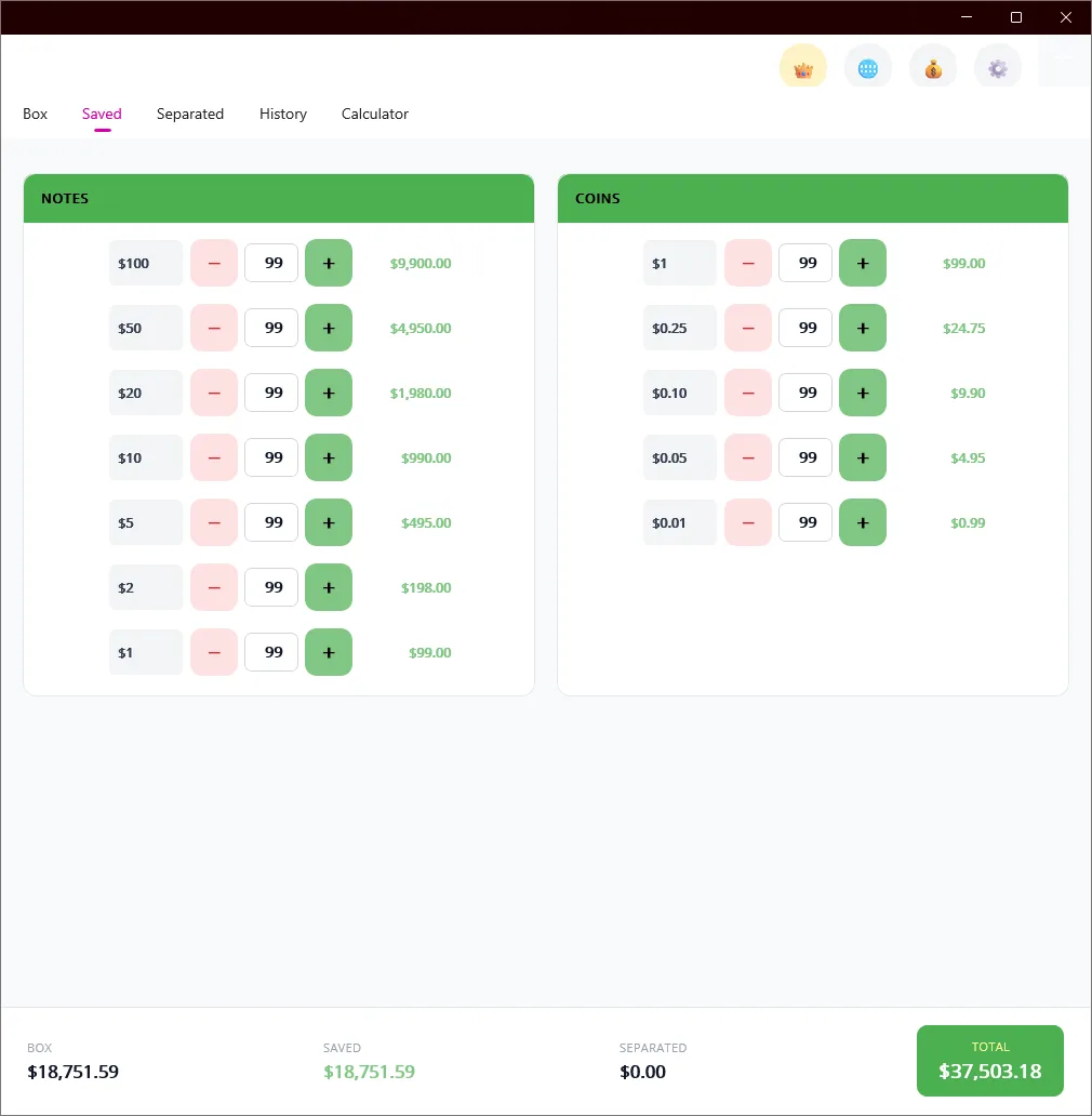 Money Counter - Simple Cash Management screenshot 5
