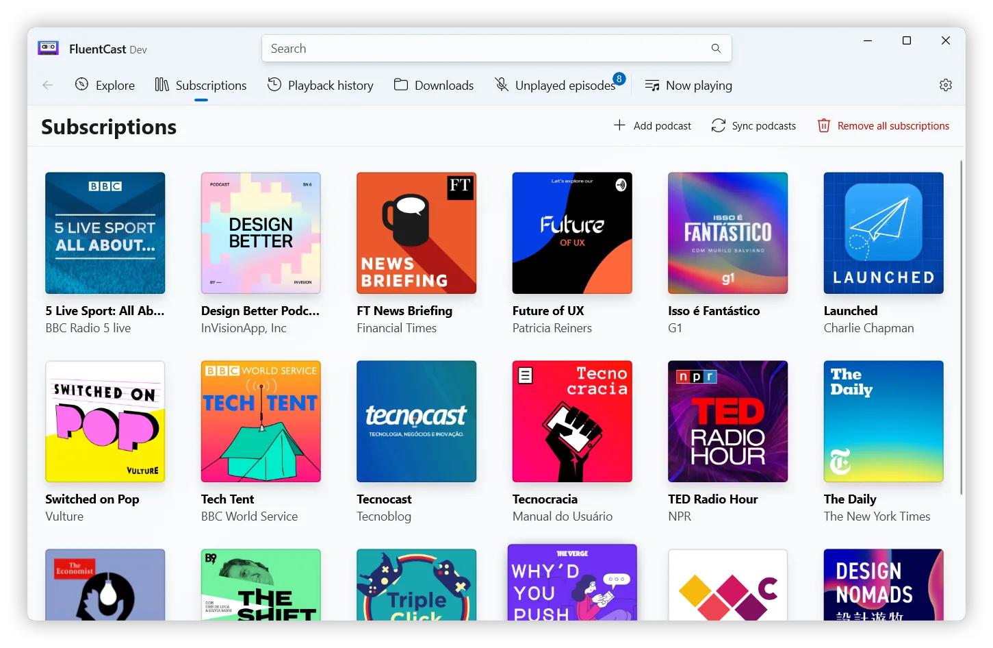 FluentCast screenshot 1