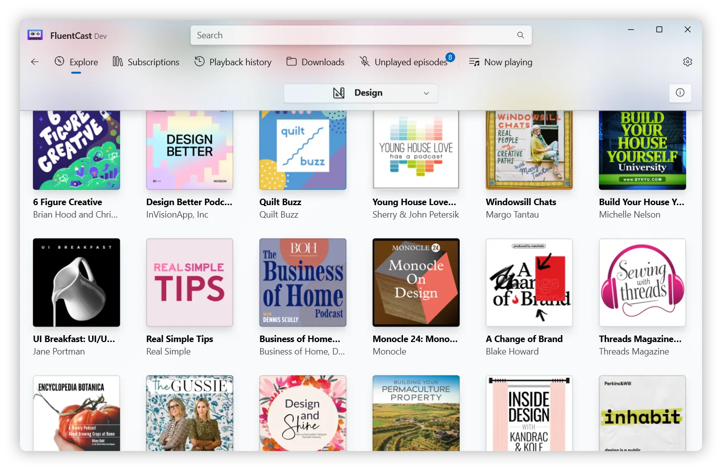 FluentCast screenshot 2