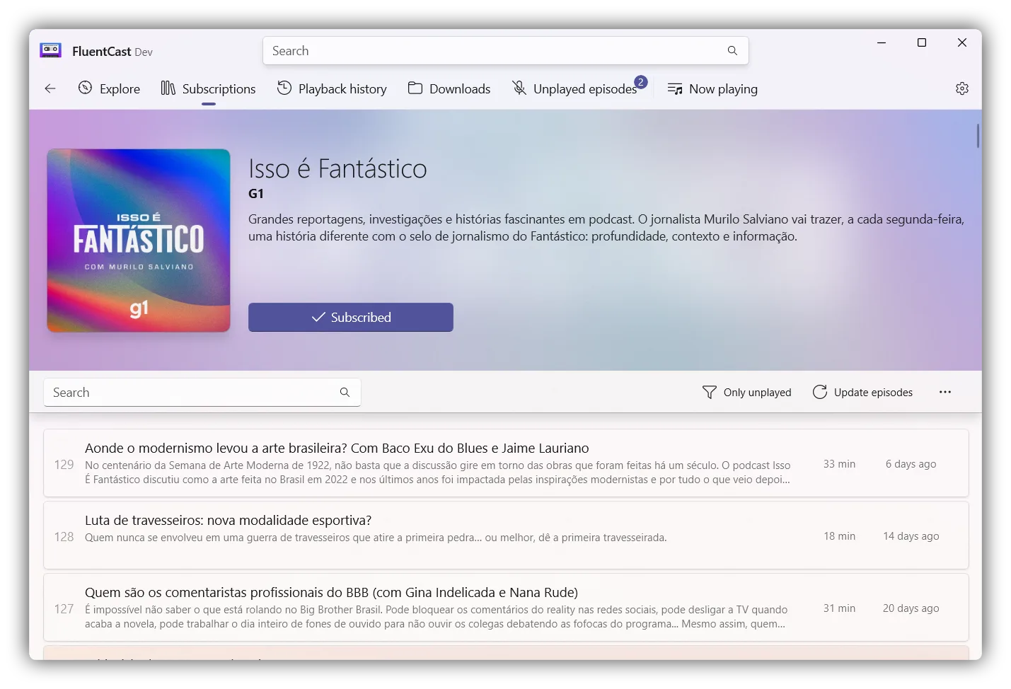 FluentCast screenshot 3