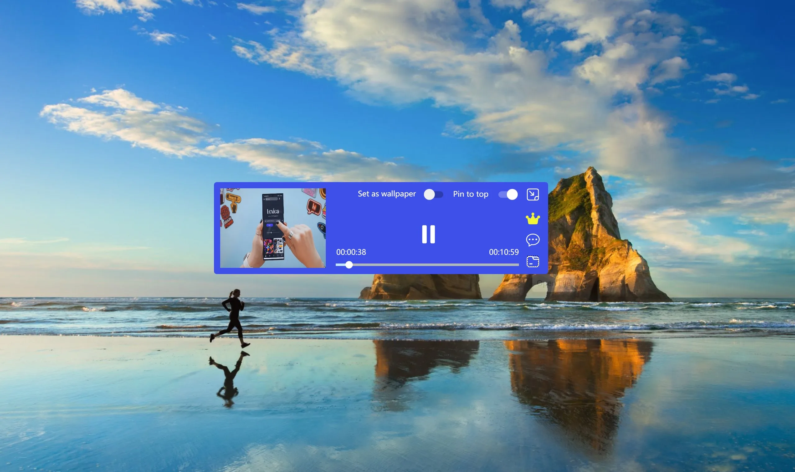 Live Wallpaper - Mp4 Player screenshot 1