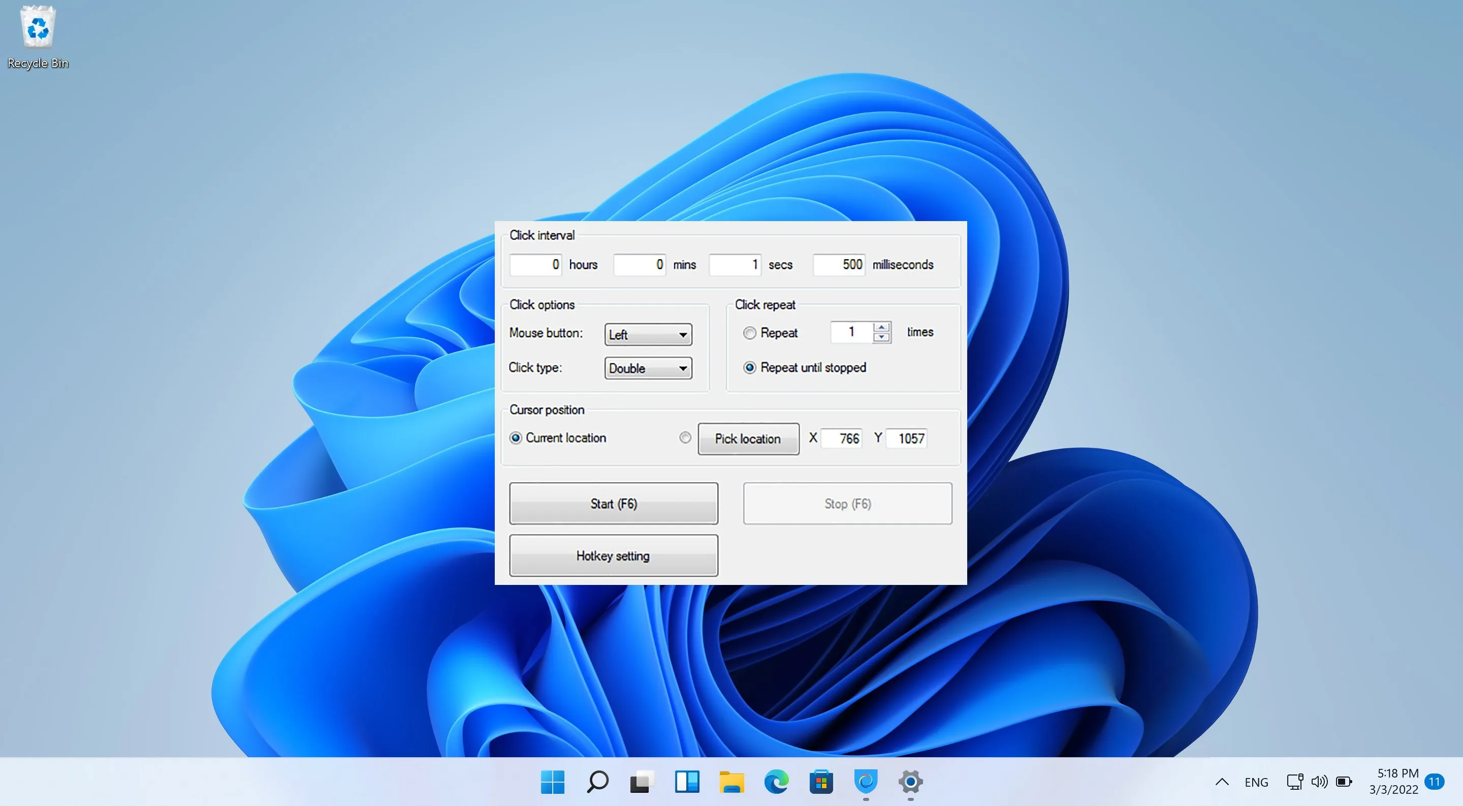 Auto Click Pro screenshot 1