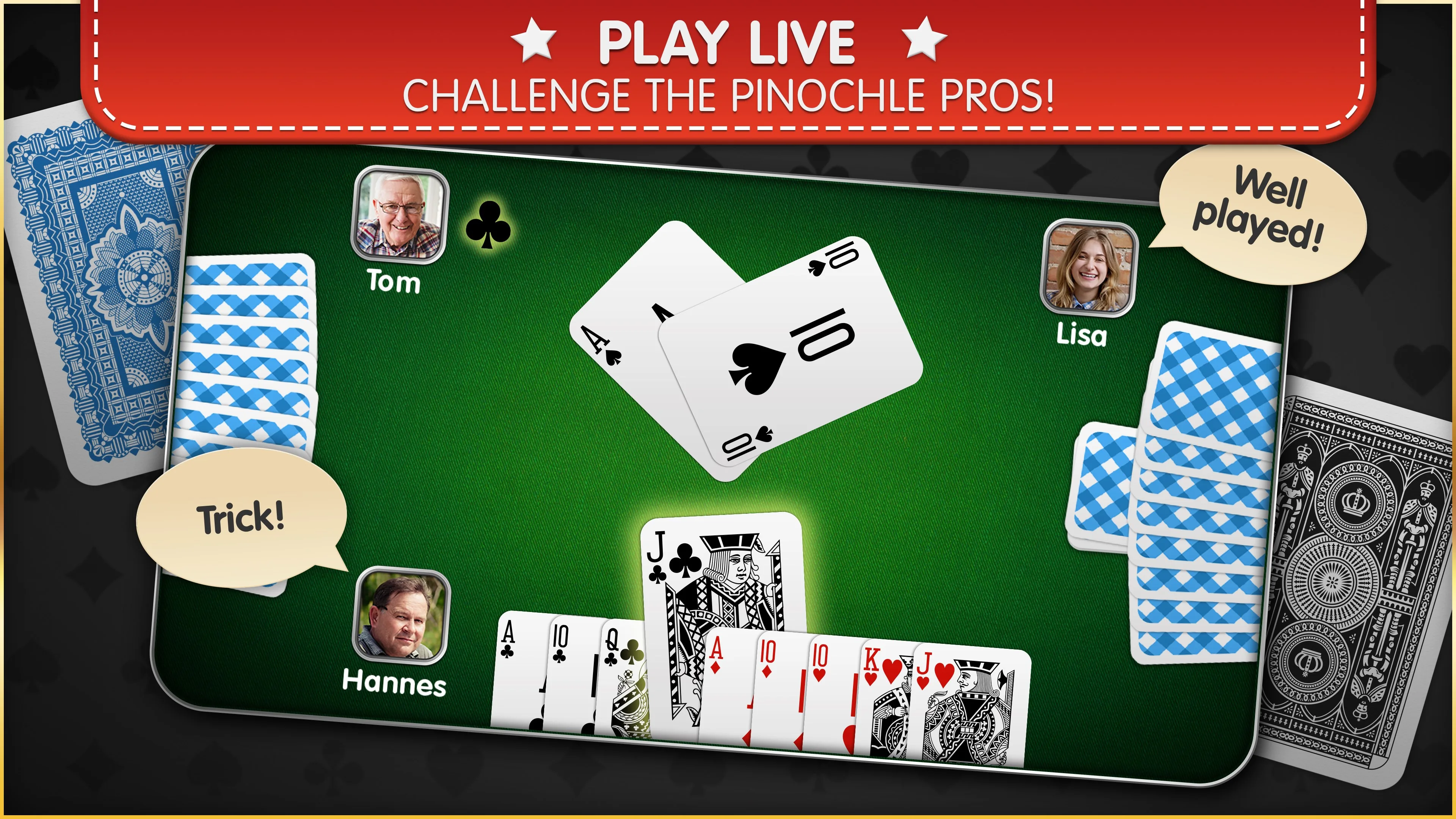 Pinochle Palace screenshot 1