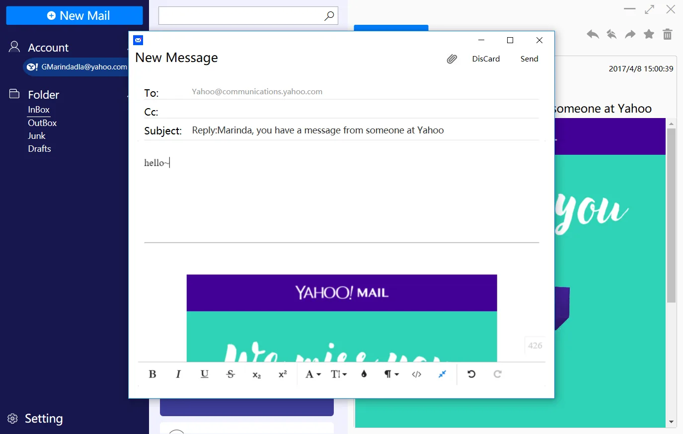 Yiaitool Mail App screenshot 2