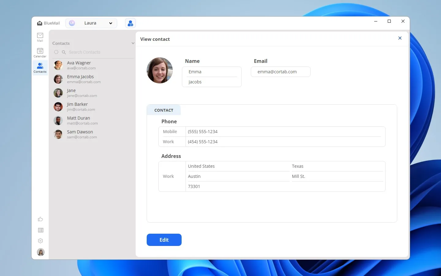 Blue Mail - Email & Calendar screenshot 1
