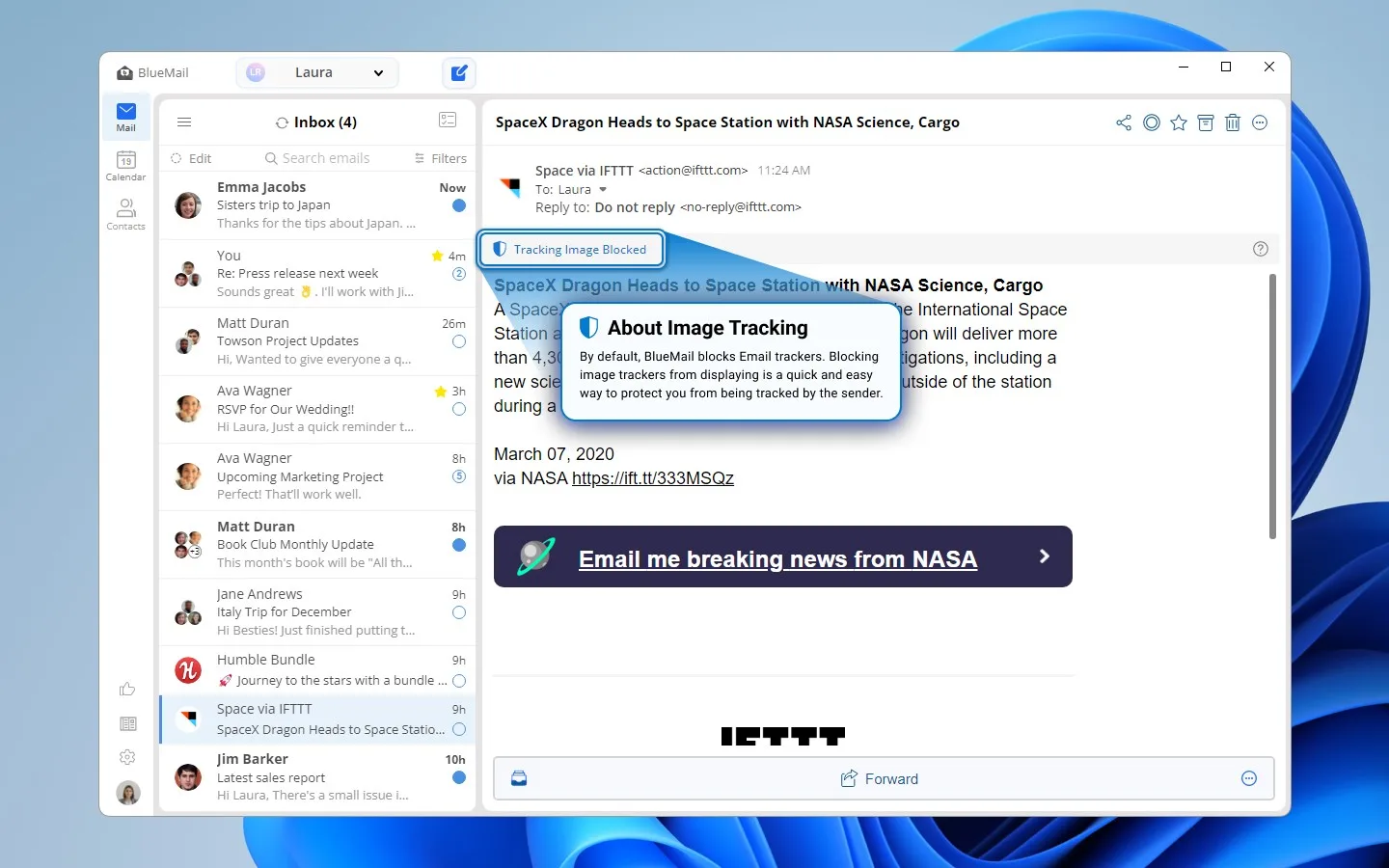 Blue Mail - Email & Calendar screenshot 2