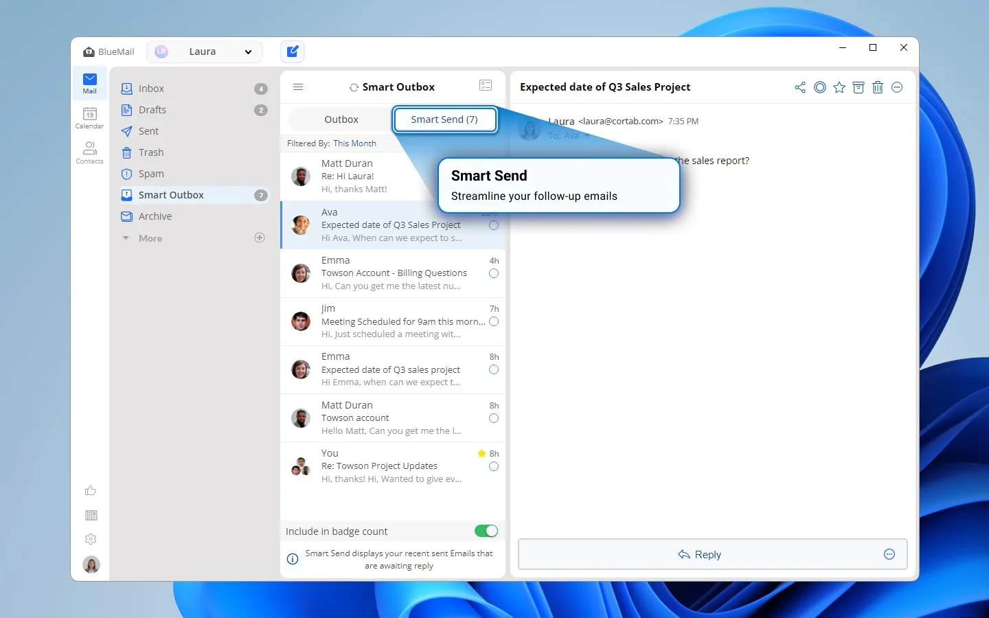 Blue Mail - Email & Calendar screenshot 5