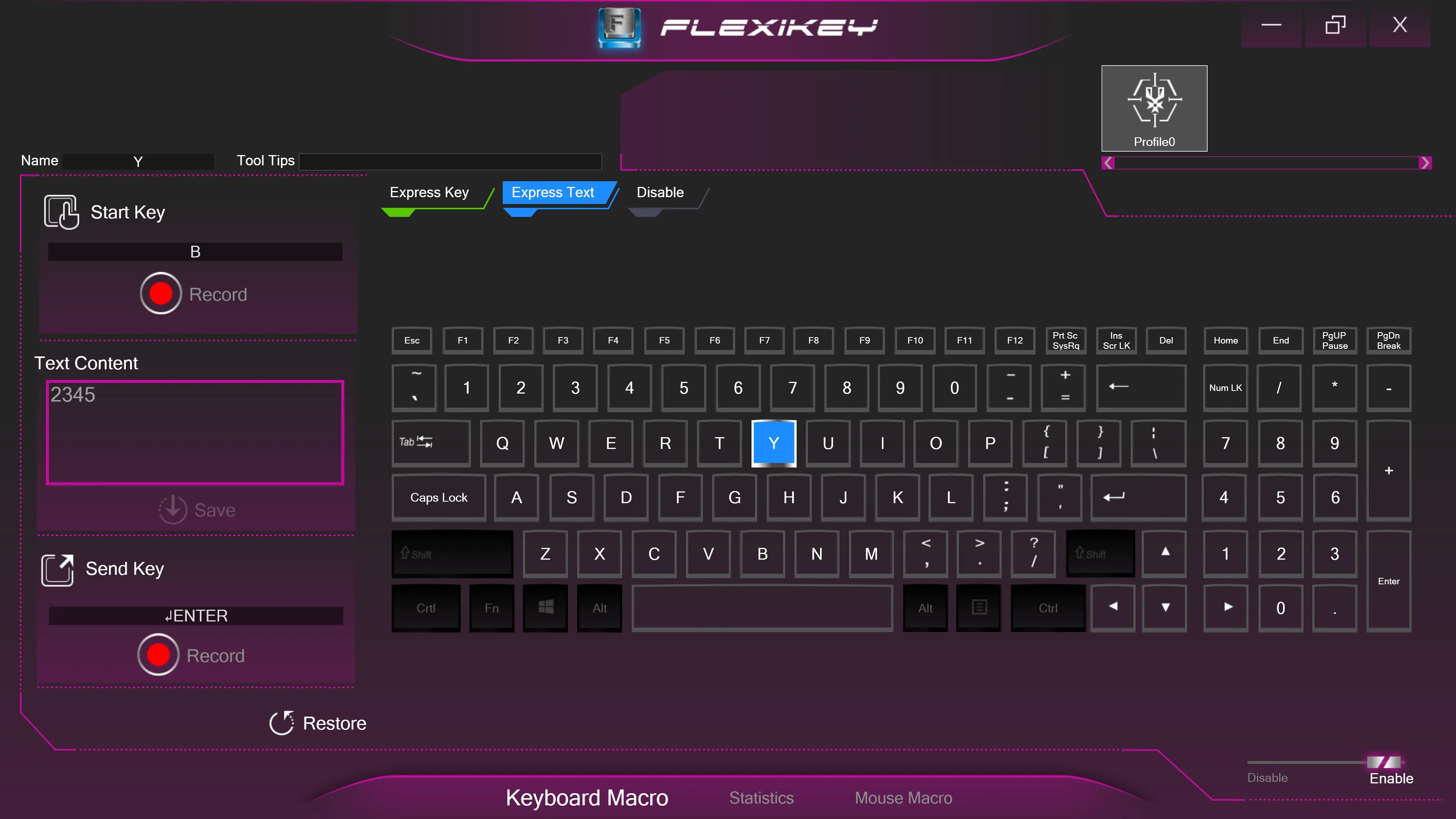 Flexikey screenshot 1