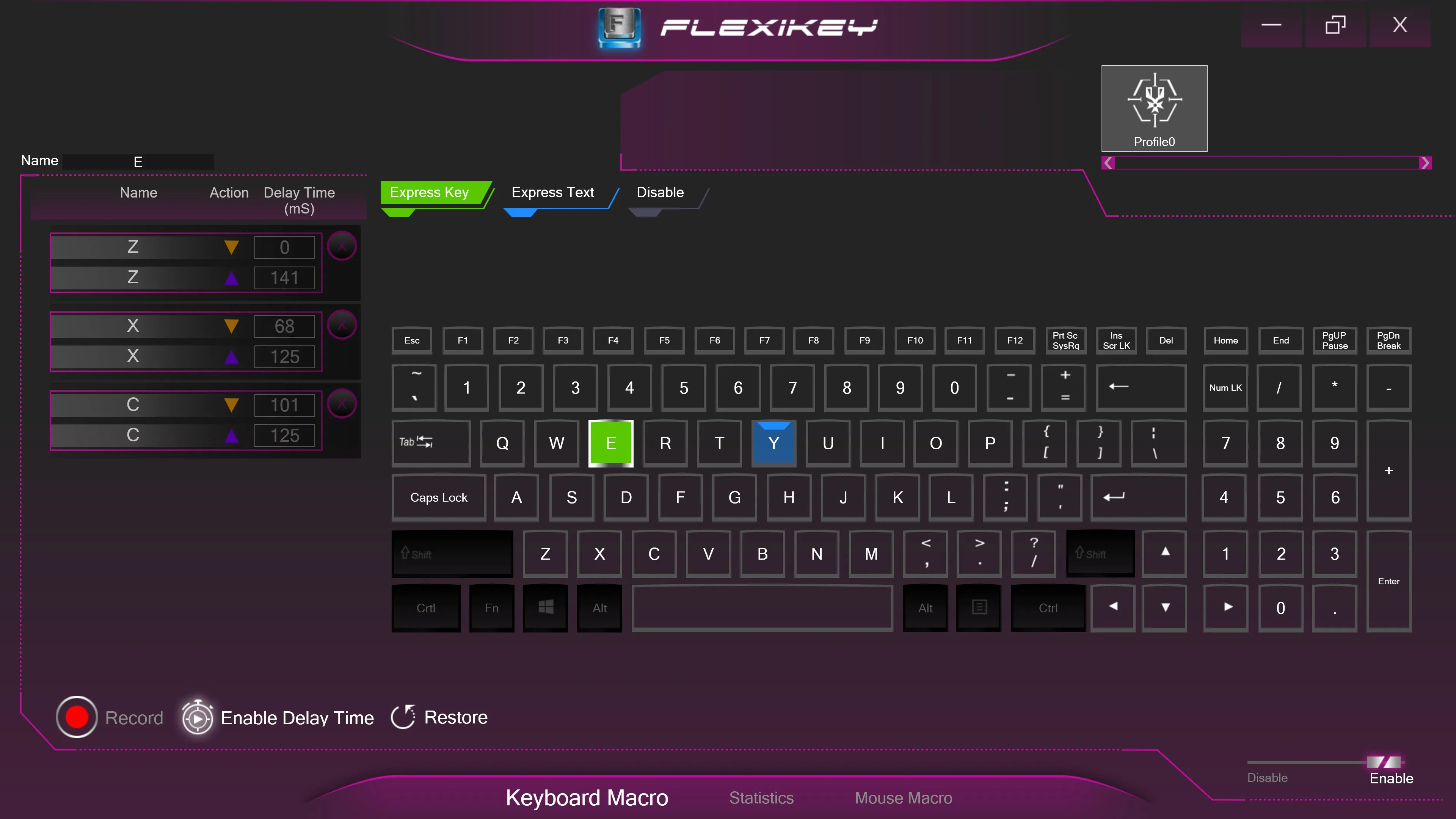 Flexikey screenshot 2