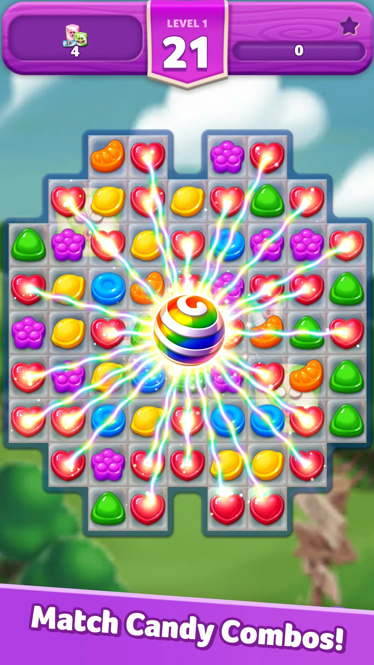 Lollipop Marshmallow Match3 screenshot 5