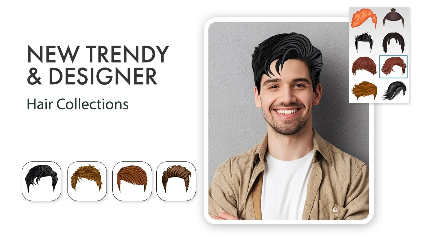 Beard Photo Editor - Boy Photo Editor screenshot 1