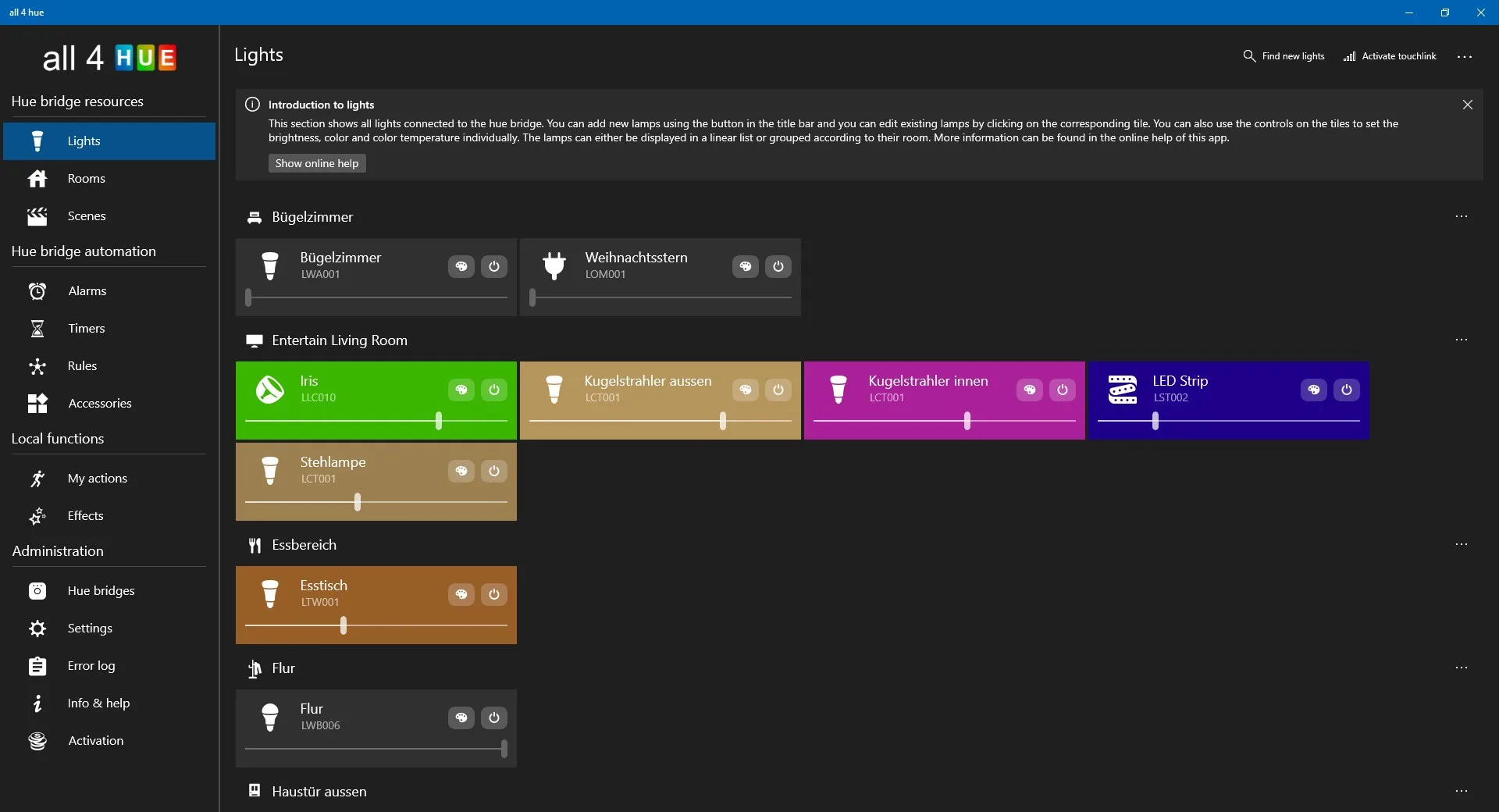 all 4 hue for Philips Hue screenshot 1