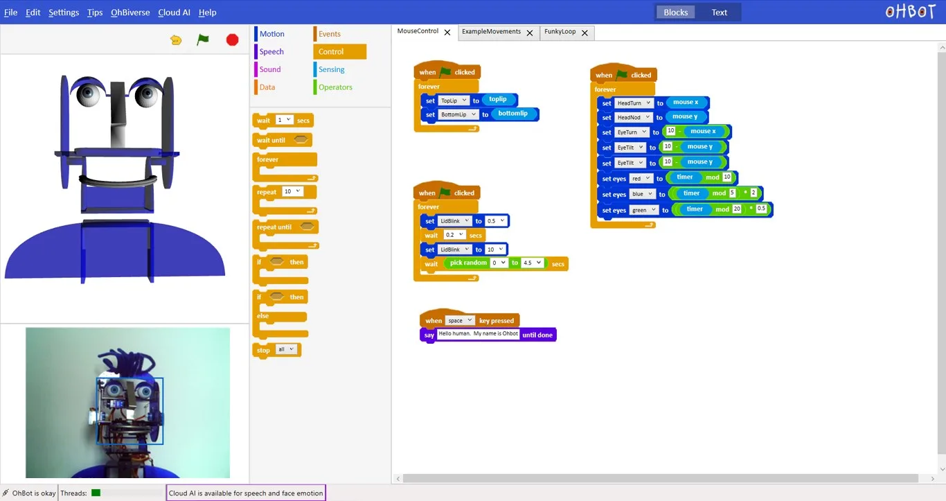Ohbot screenshot 4