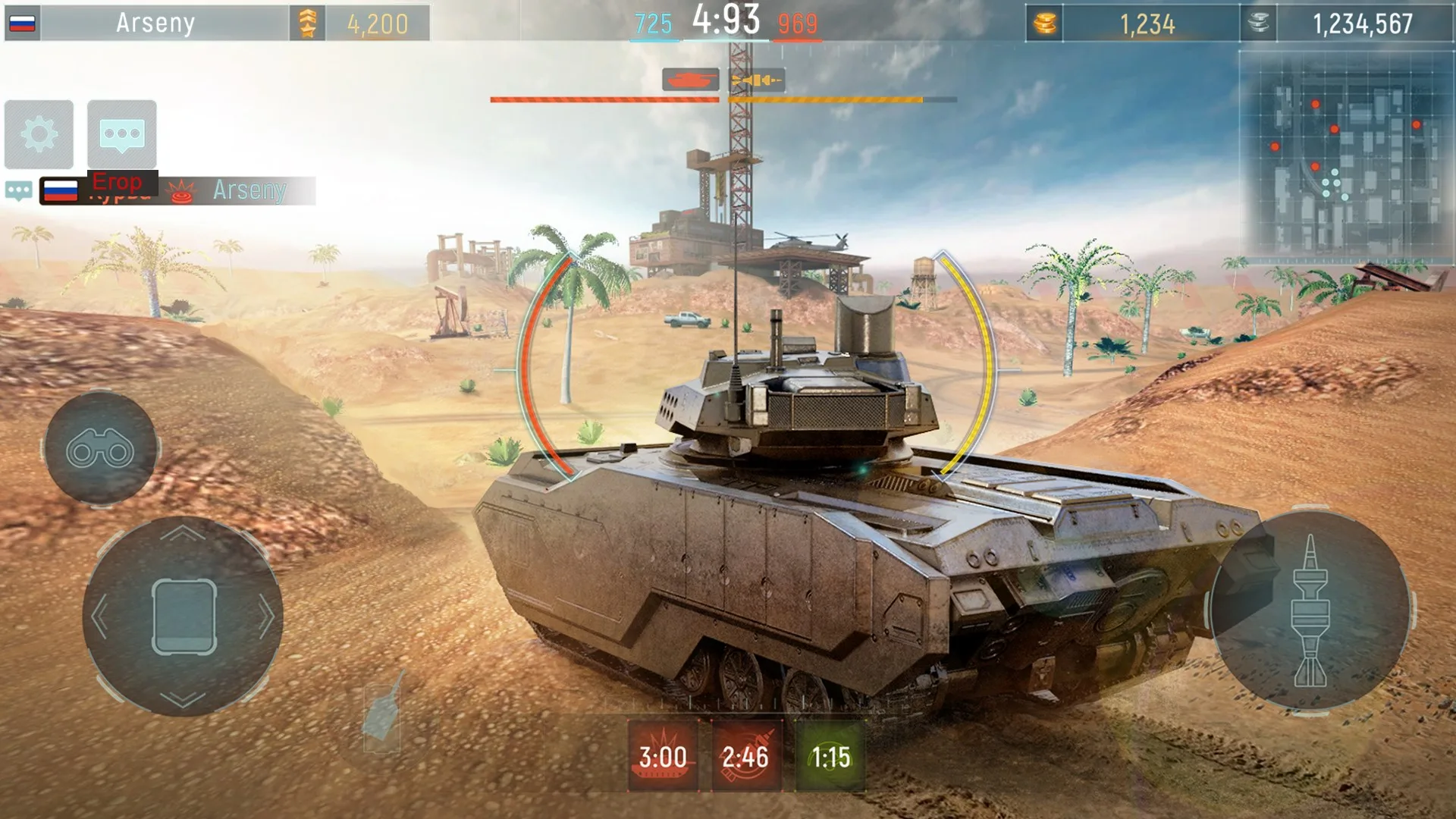Modern Tanks: Epic War Tank Games screenshot 3
