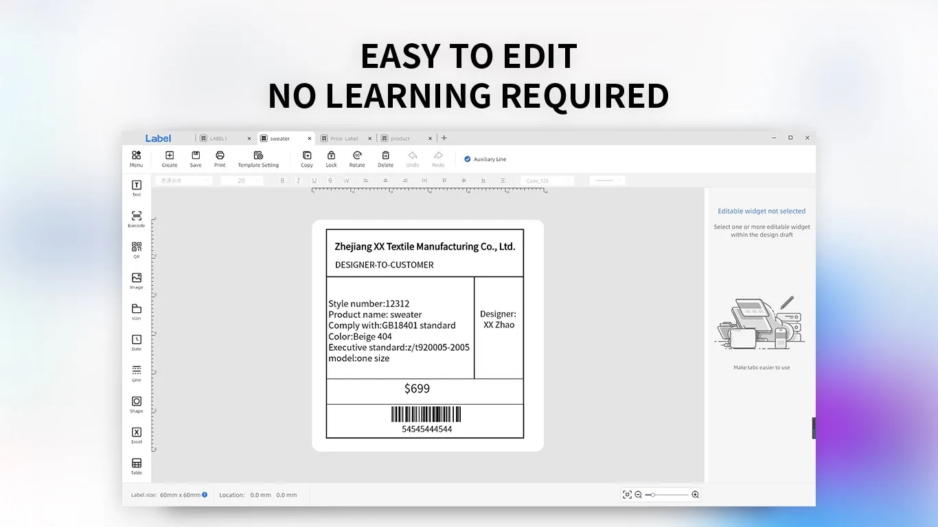 OpenLabel+ (Steprint) screenshot 3