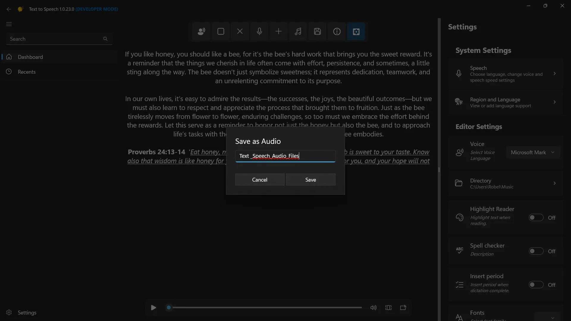 Text to Speech screenshot 3