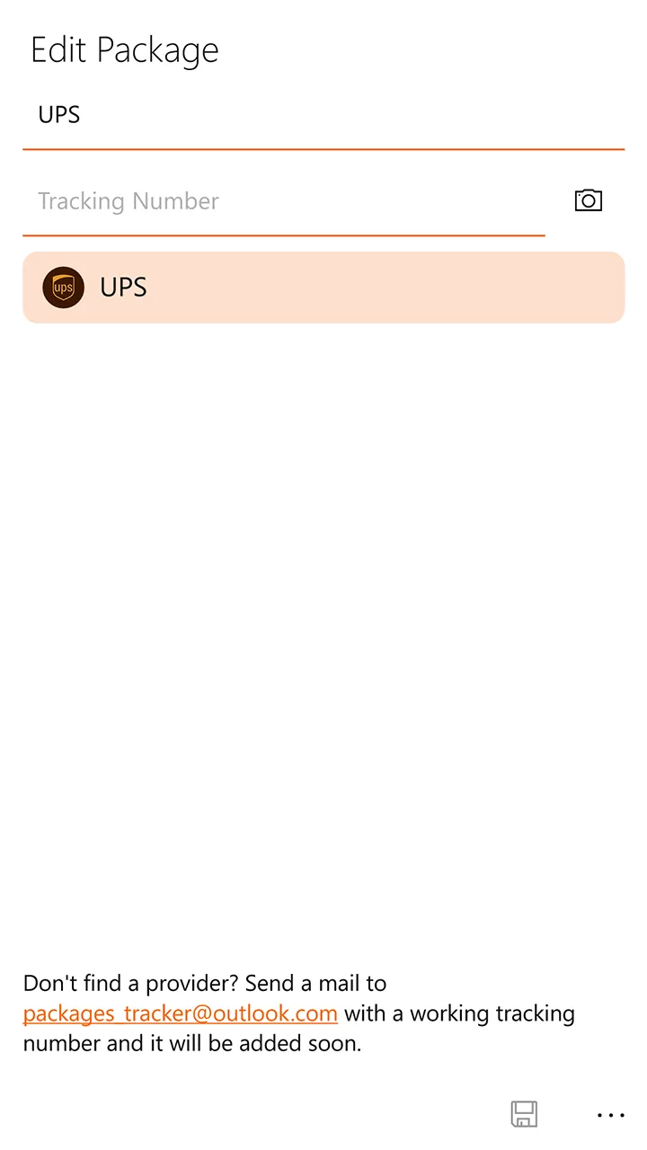 Packages Tracker screenshot 2
