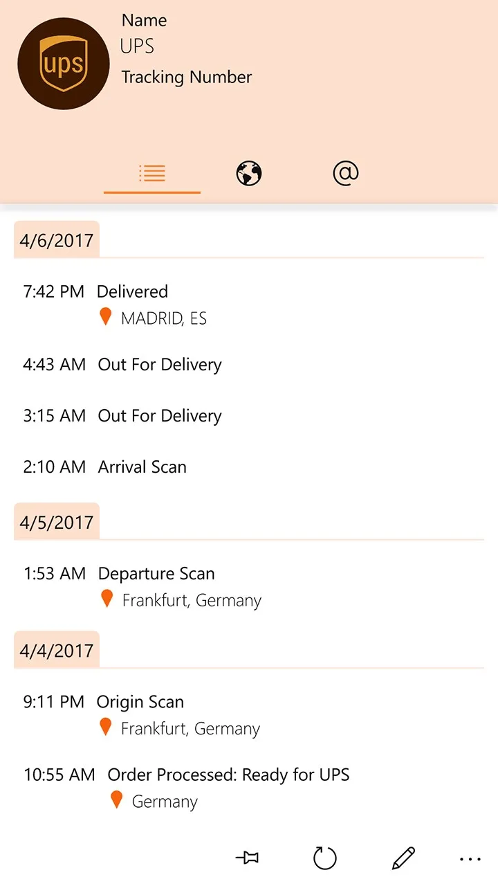 Packages Tracker screenshot 3