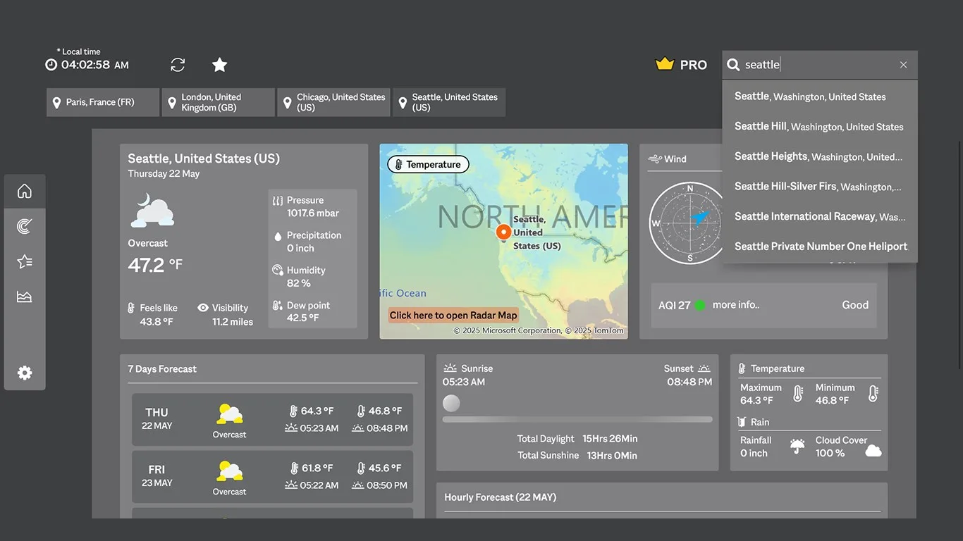 Weather Radar Live Forecast screenshot 1