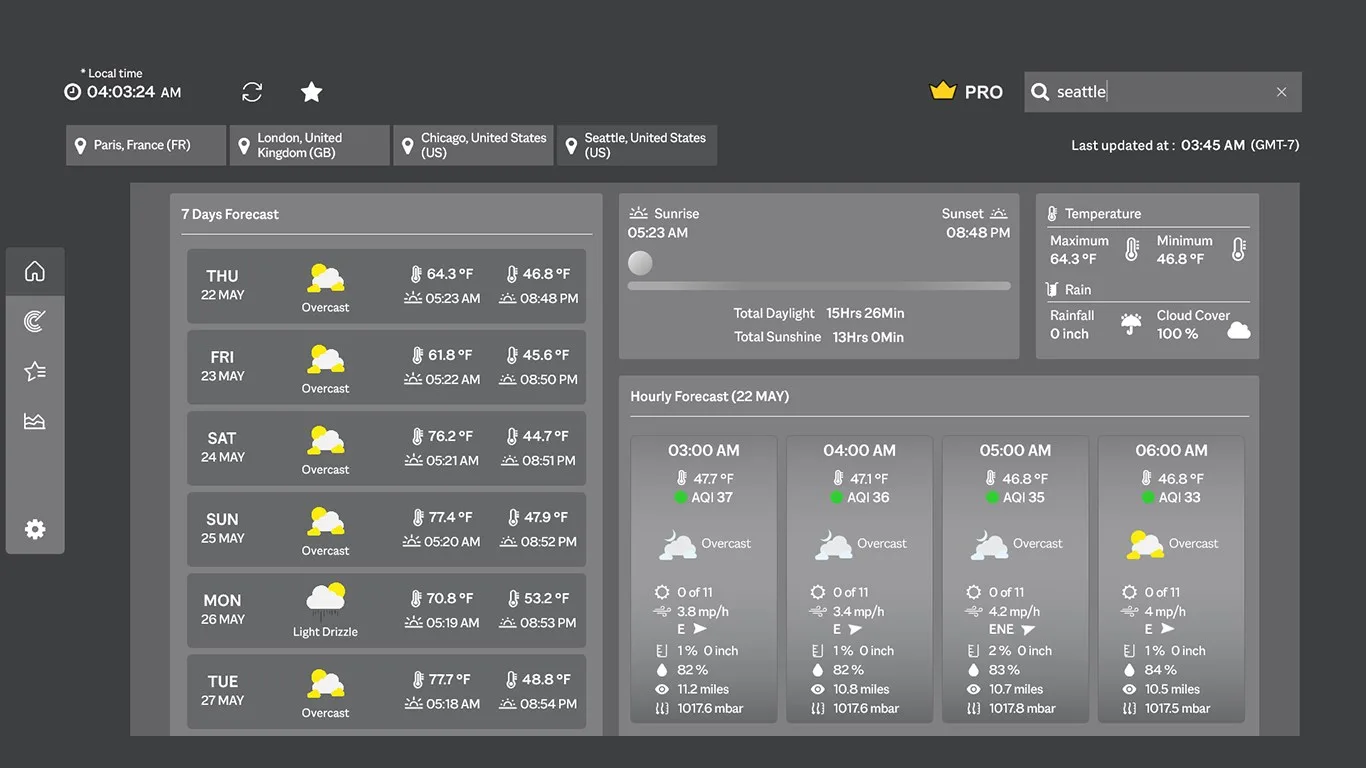 Weather Radar Live Forecast screenshot 2