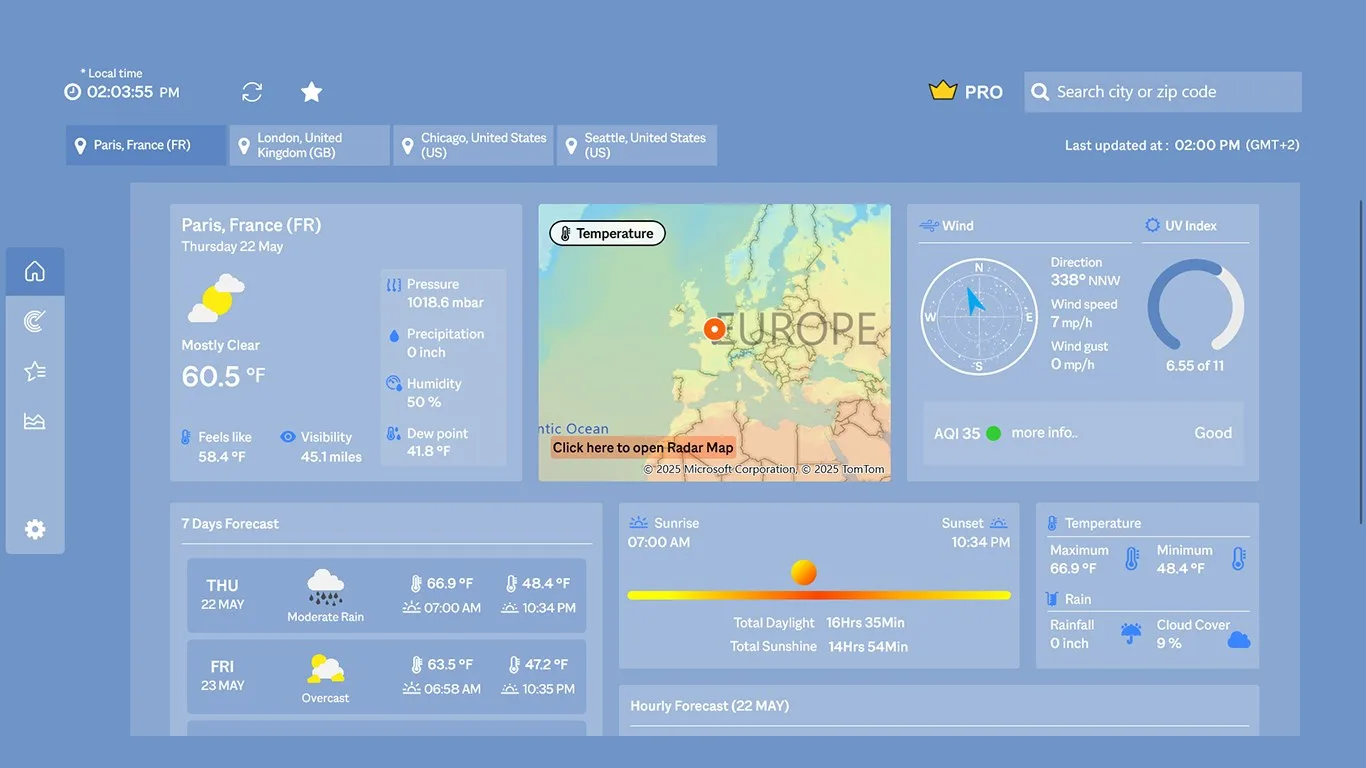Weather Radar Live Forecast screenshot 4