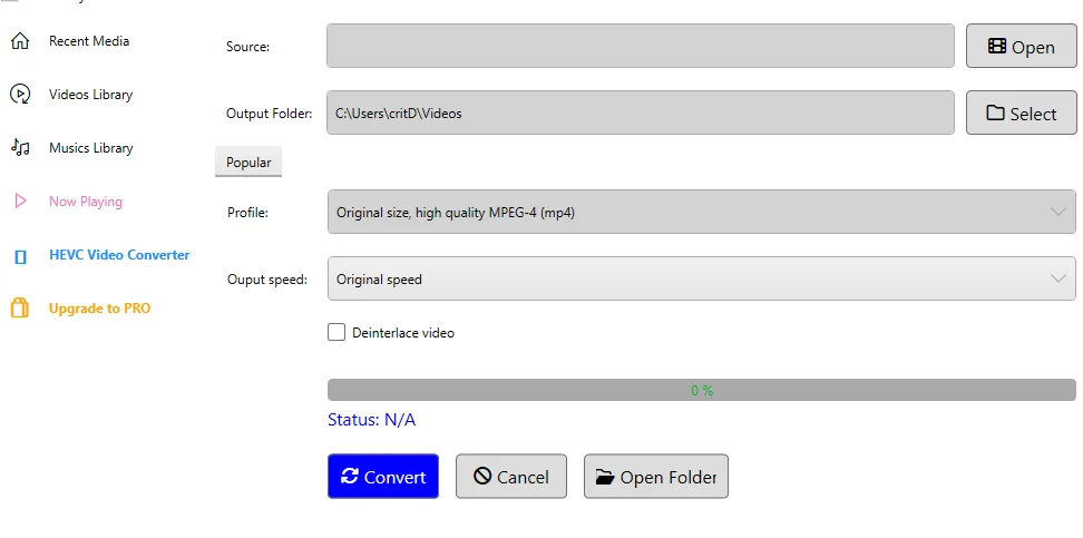HEVC Player for Windows screenshot 3