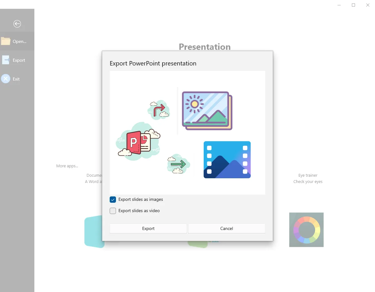 Presentation reader pptx screenshot 2