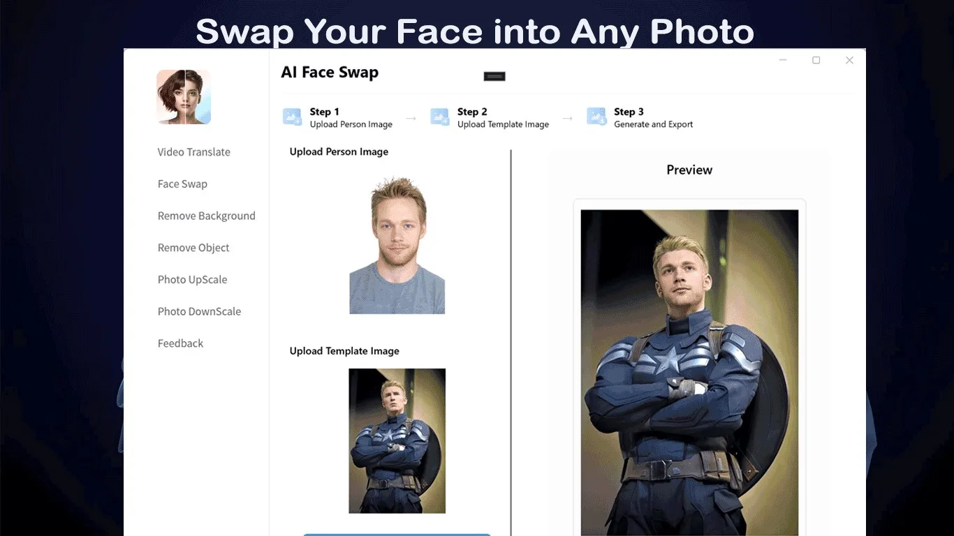 Deep Face Swap AI - FusionFaces screenshot 2