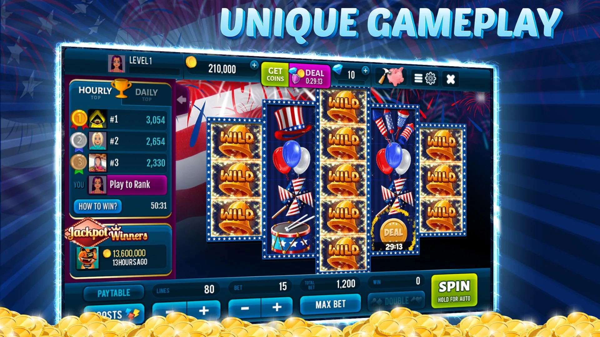 Independence Spin Slots screenshot 2