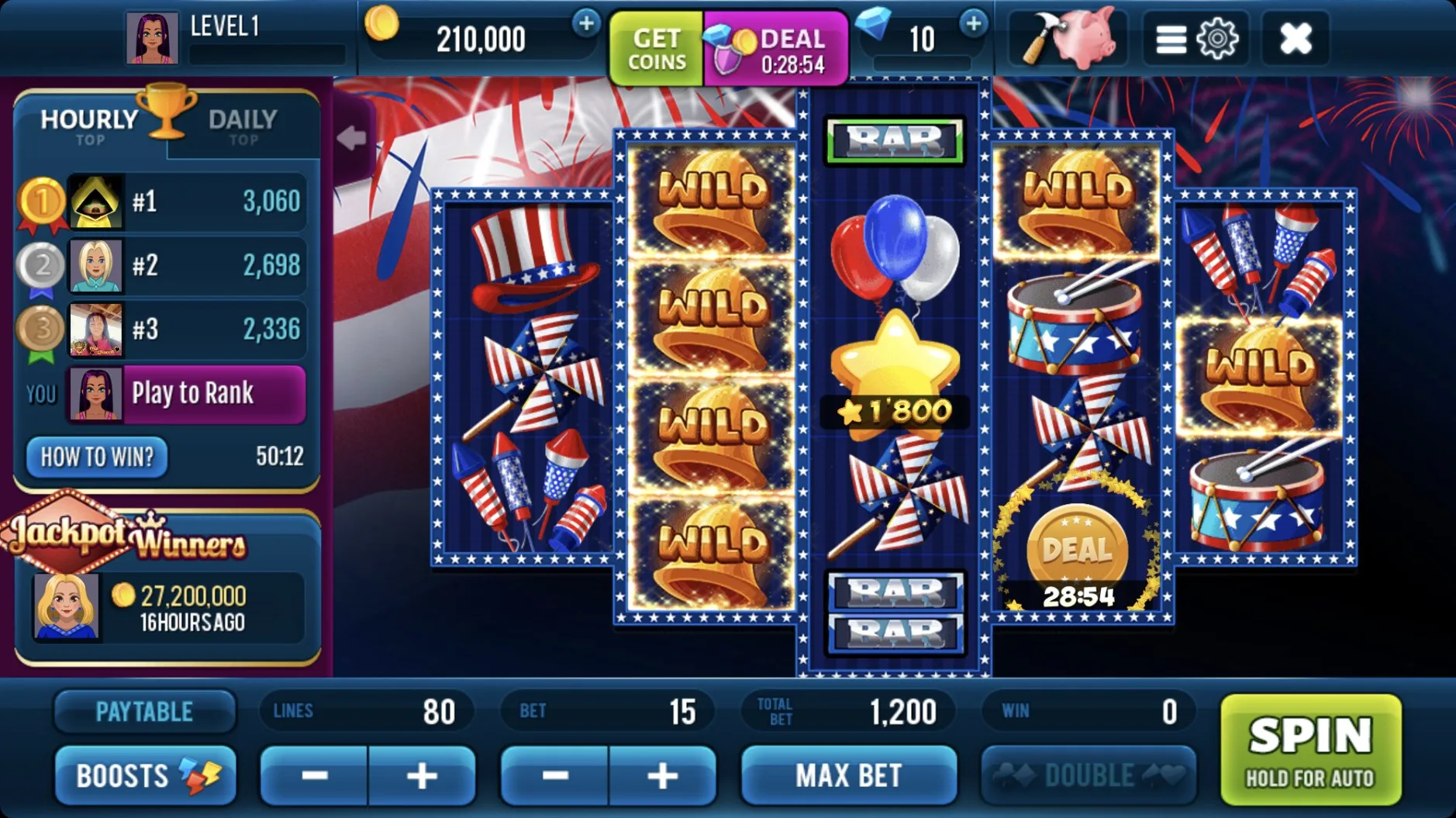 Independence Spin Slots screenshot 4