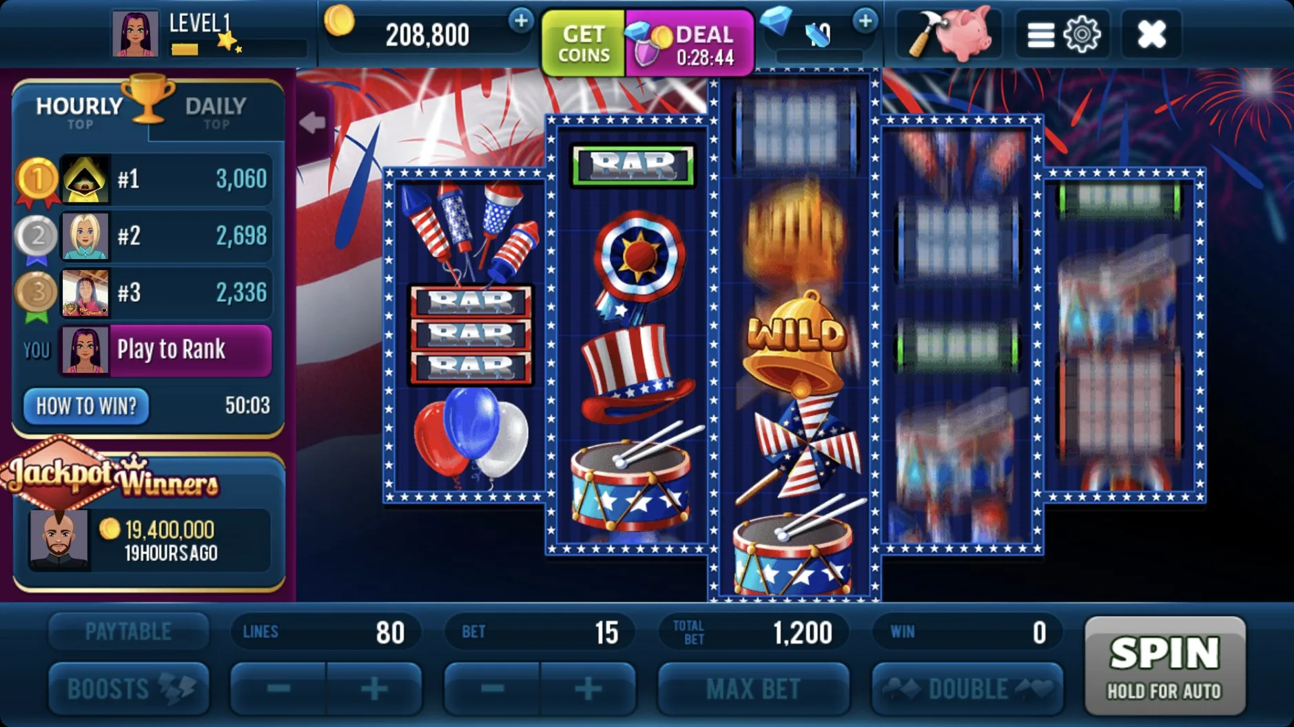 Independence Spin Slots screenshot 5