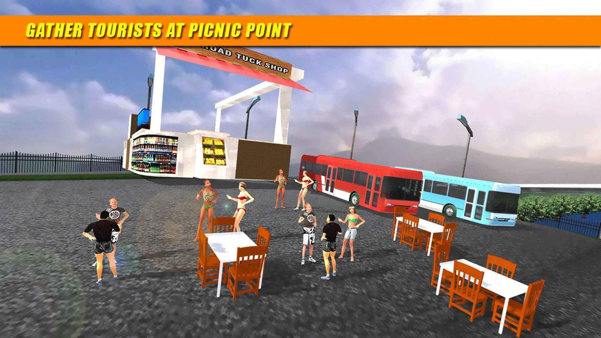 Summer Camper Van Coach Bus Simulator 3D screenshot 4