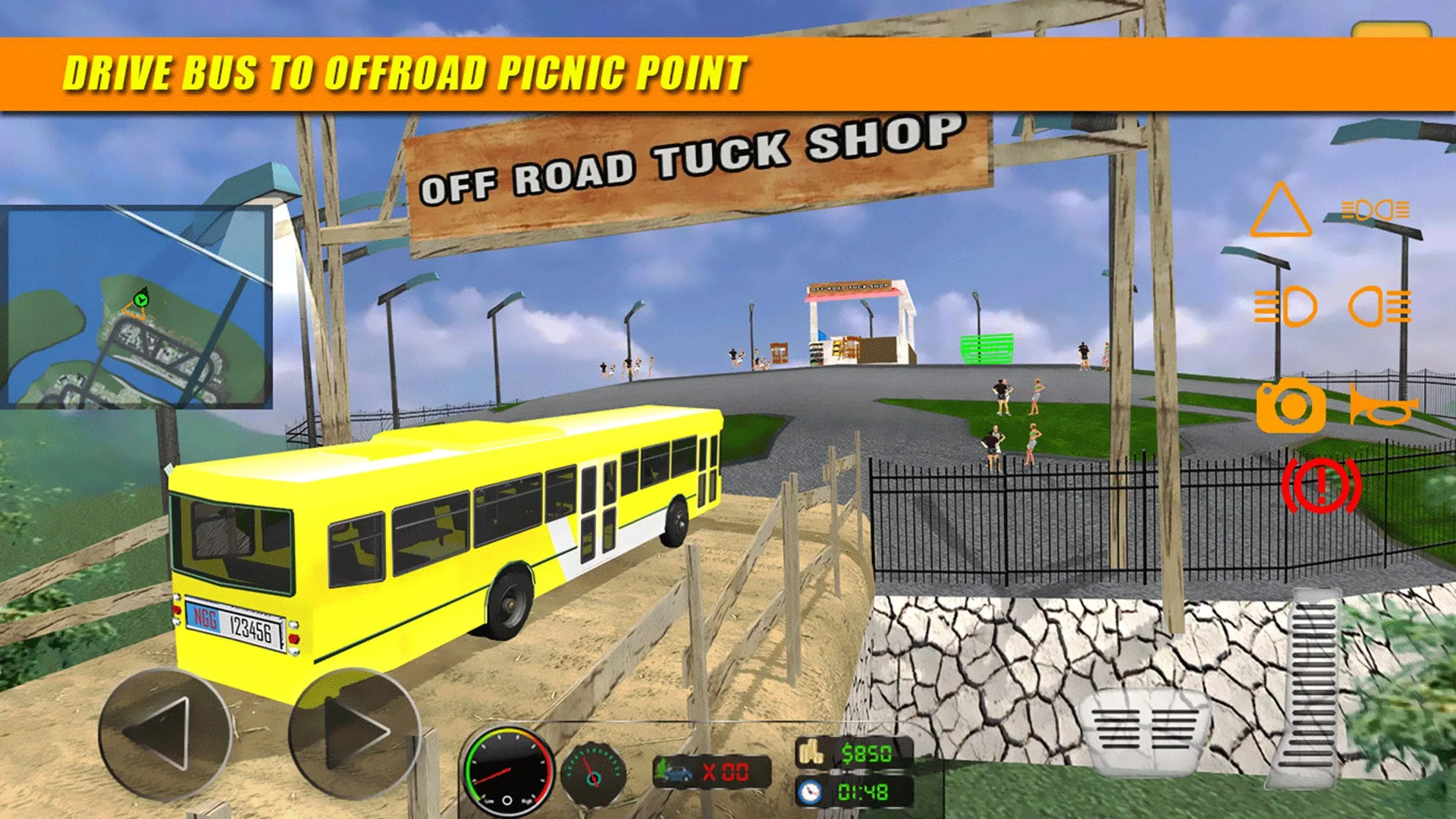 Summer Camper Van Coach Bus Simulator 3D screenshot 5