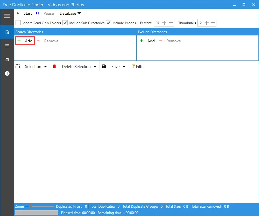 Free Duplicate Finder - Videos and Photos screenshot 1
