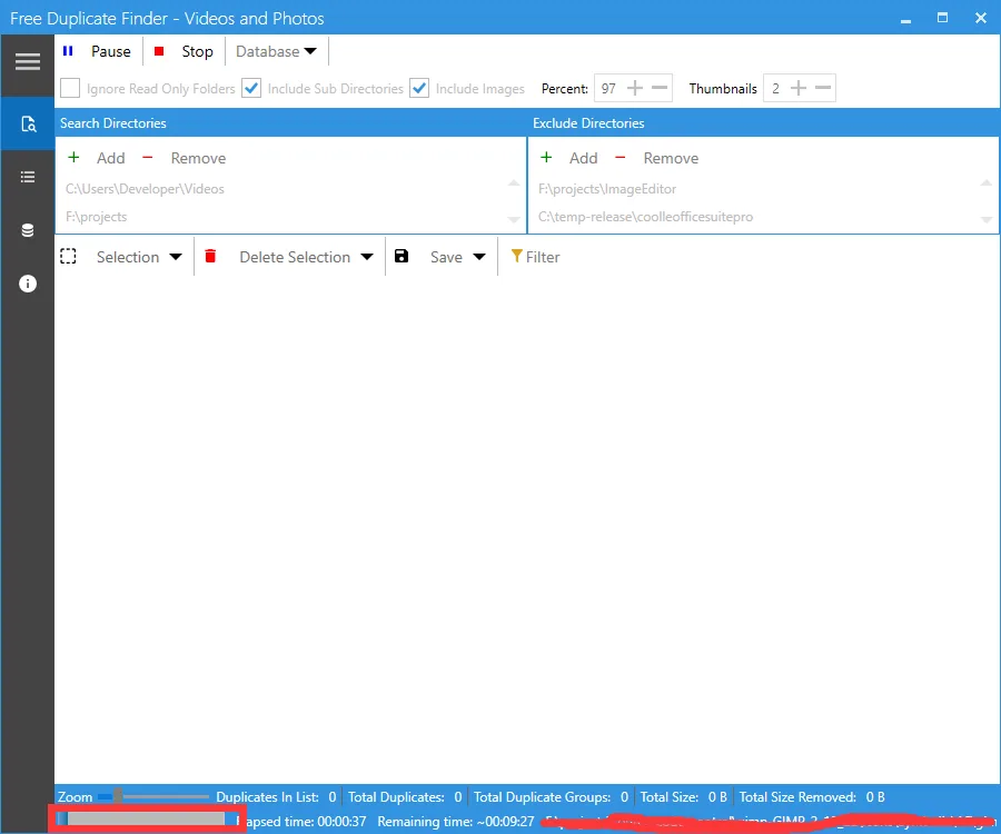 Free Duplicate Finder - Videos and Photos screenshot 3