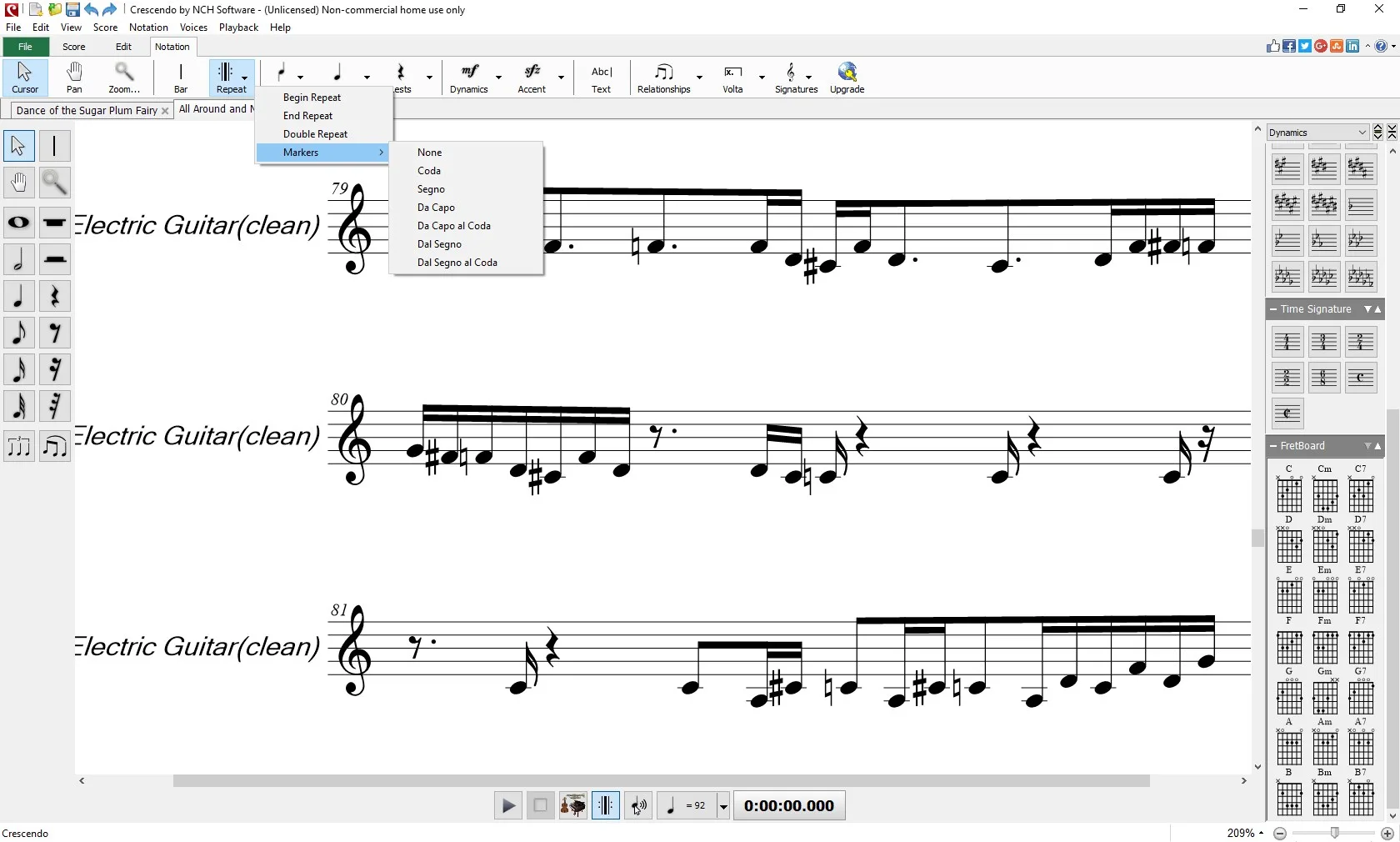 Crescendo Music Notation Express Edition screenshot 2