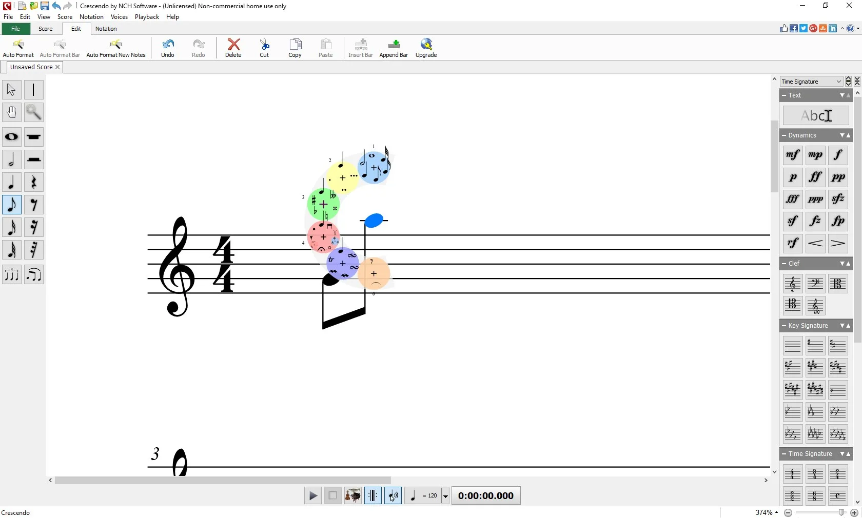 Crescendo Music Notation Express Edition screenshot 4